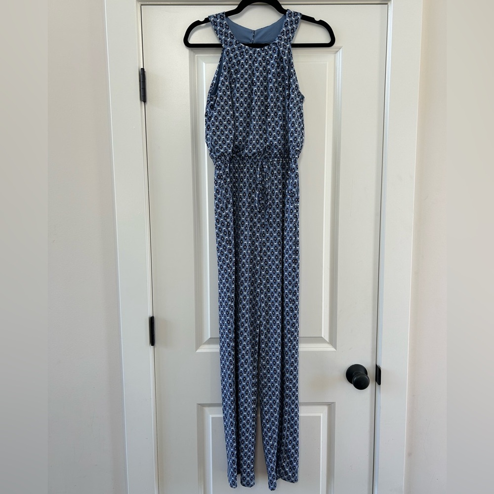 Kate and Lily Geometric Floral Jumpsuit Womens 4